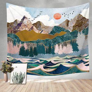 New Mountain Forest Tapestry -  59 x 51